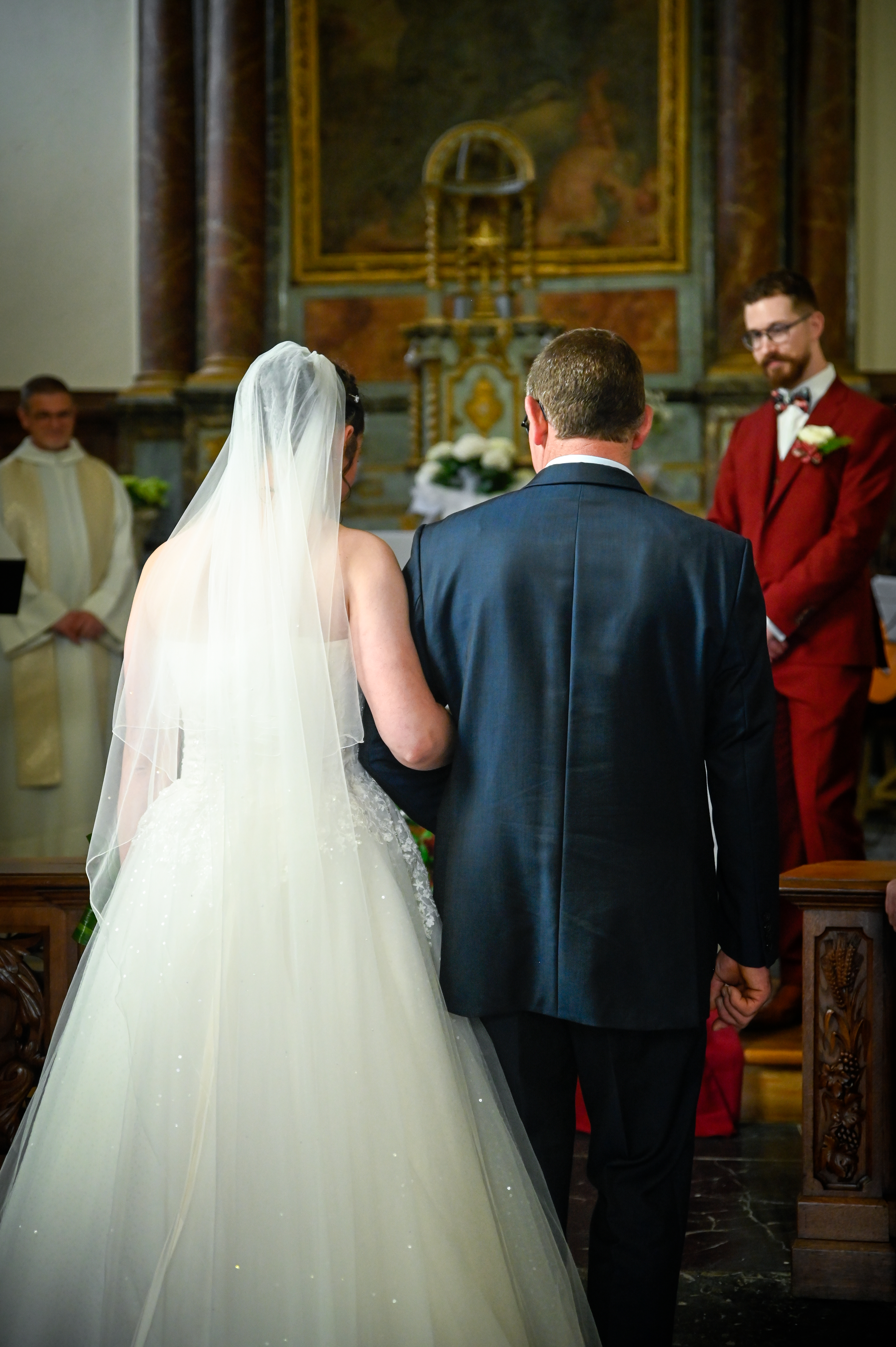 photo cérémonie église mariage Camille et Adrien, Aulnoye-Aymeries, Juin 2024
