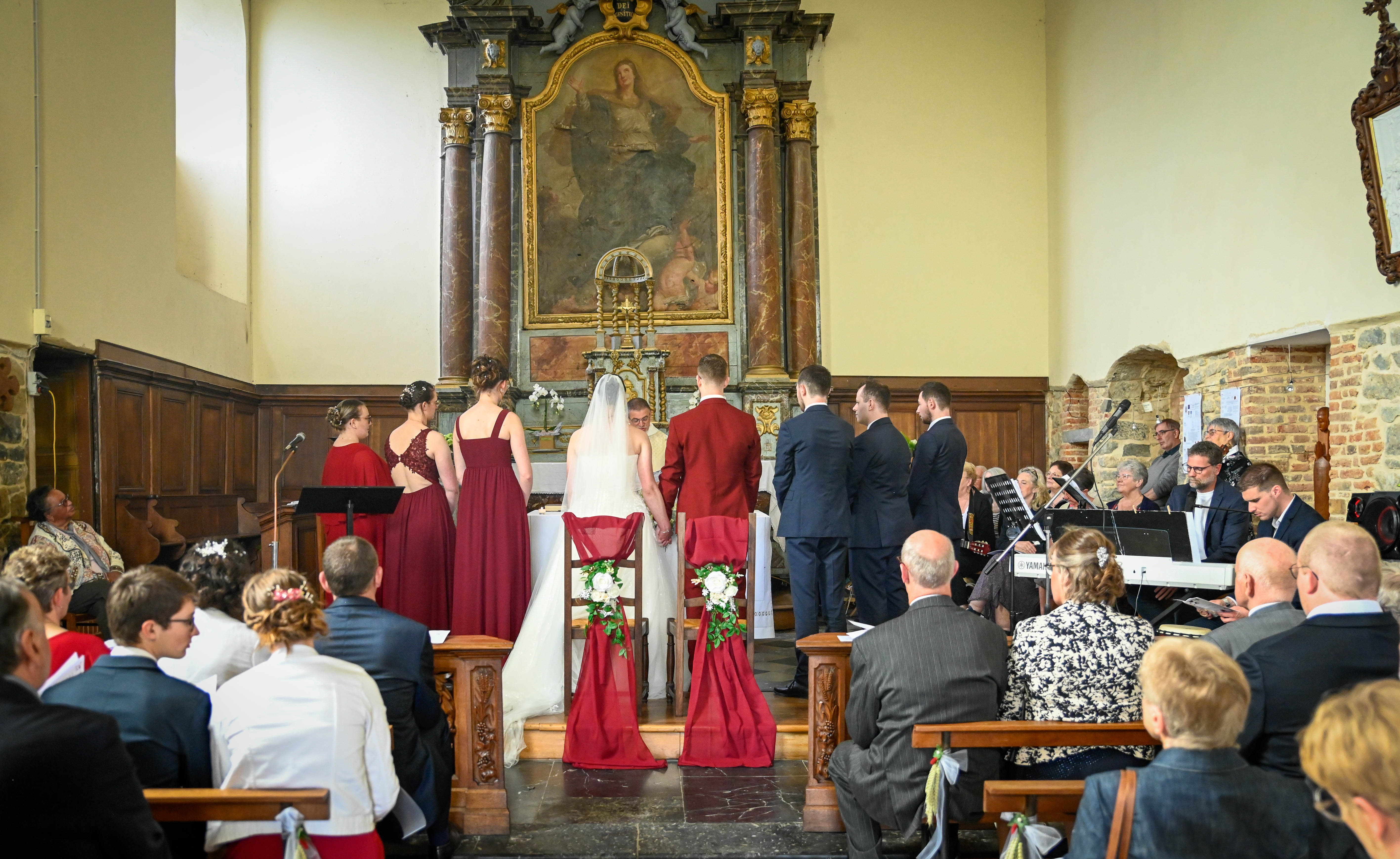photo cérémonie église mariage Camille et Adrien, Aulnoye-Aymeries, Juin 2024