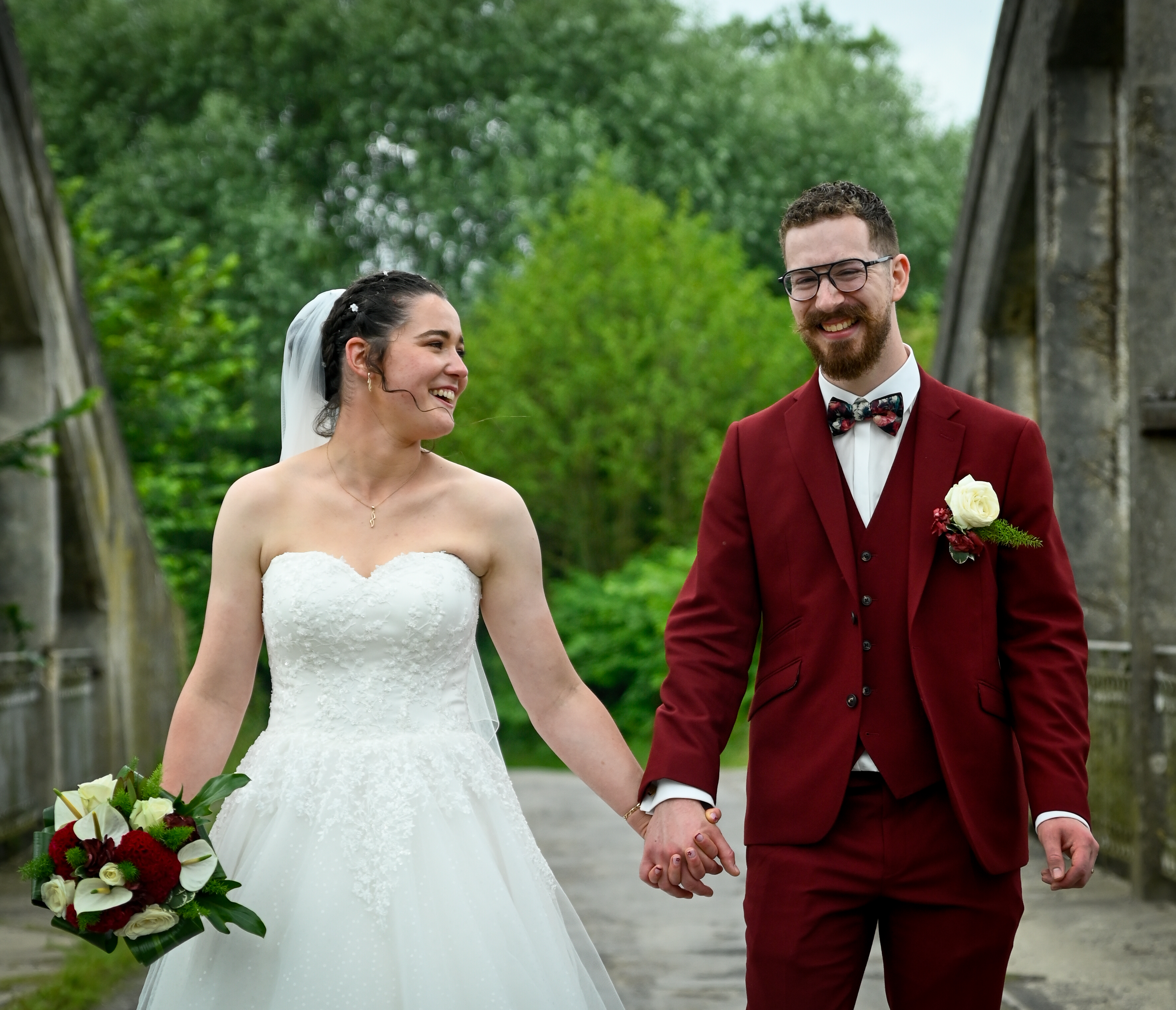 photo de couple mariage Camille et Adrien, Aulnoye-Aymeries, Juin 2024
