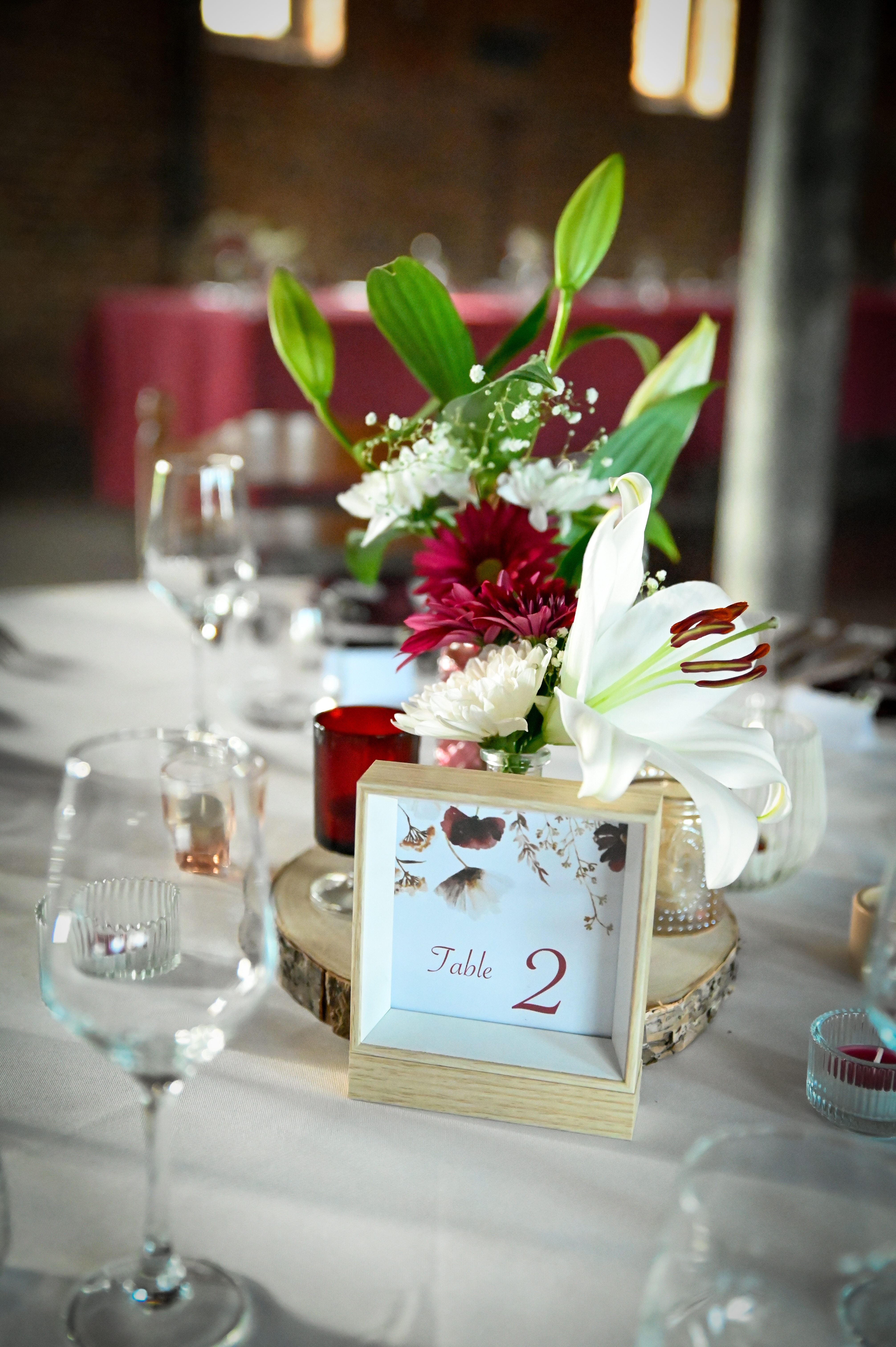 photo détails décoration table mariage Camille et Adrien