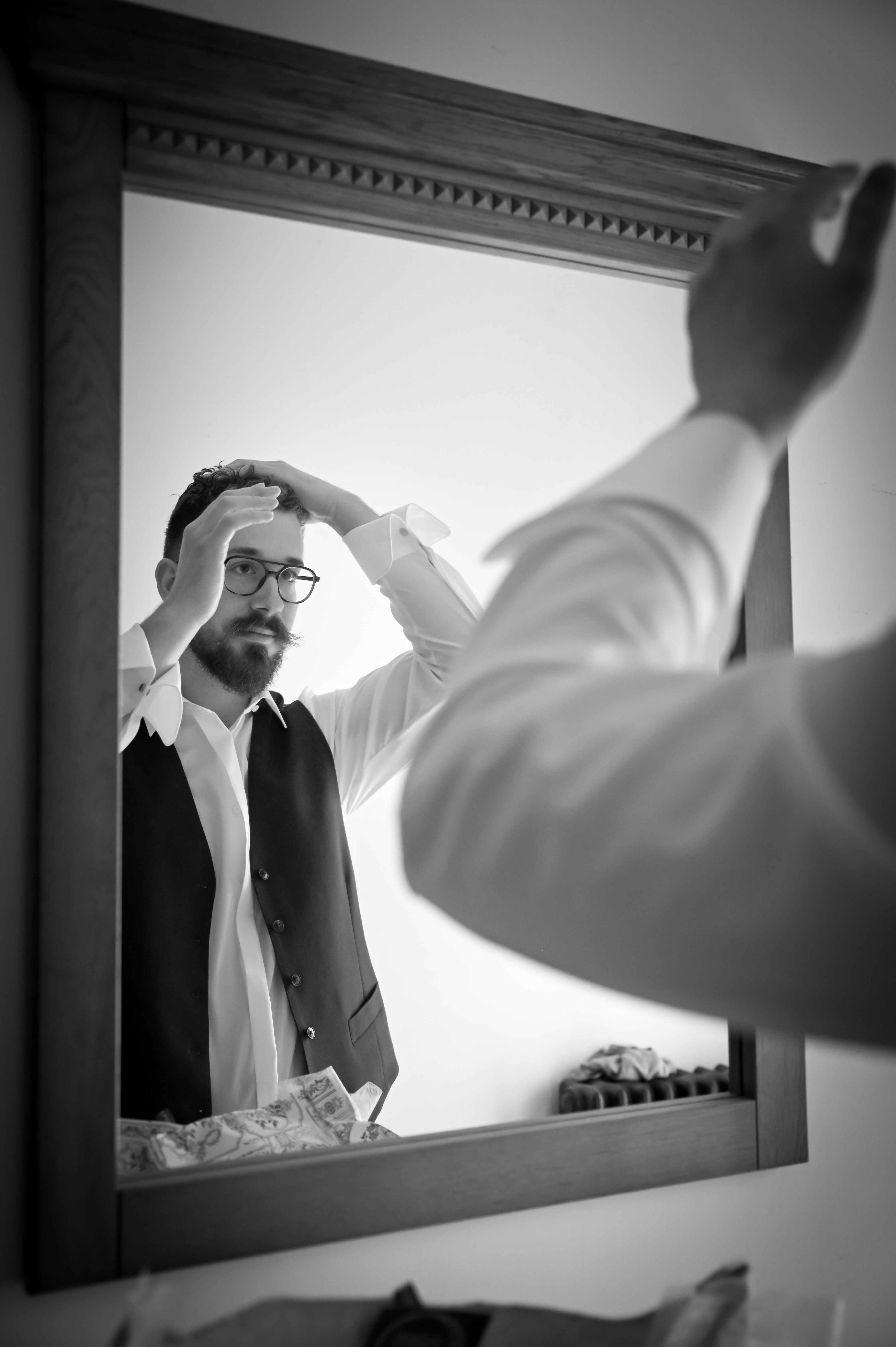 Photo préparatifs mariage Camille et Adrien