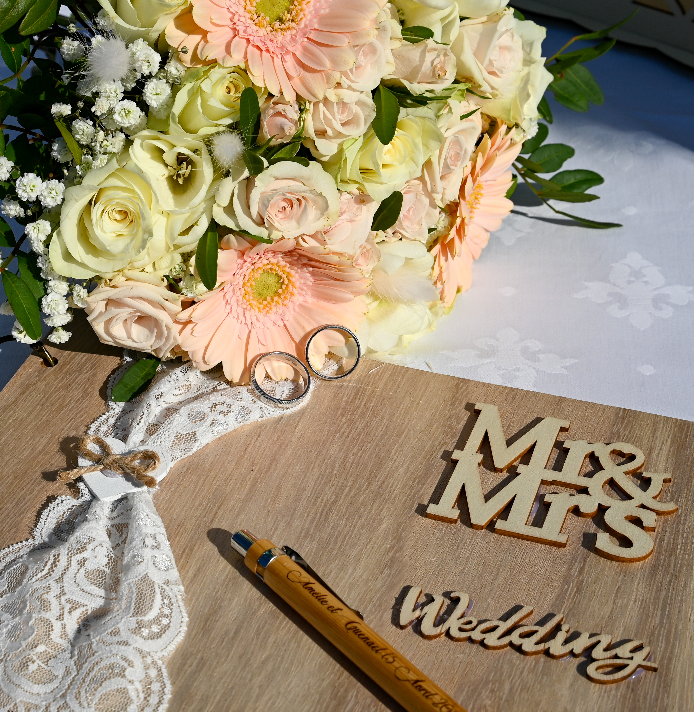 photo décoration mariage Amélie et Gwenael